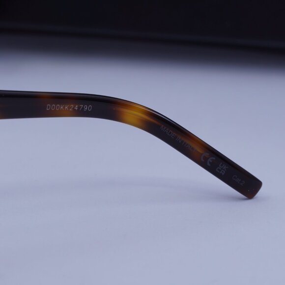 Saint Laurent SL M131/F 003 Square Sunglasses - Havana\Green - Picture 8 of 9